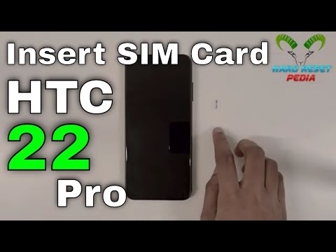 HTC Desire 22 Pro Insert The SIM Card