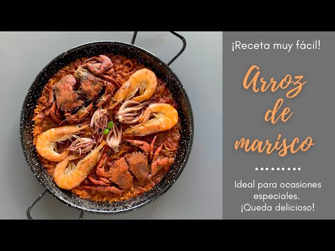 ARROZ DE MARISCO🦀🦑🦐 con NÉCORAS, CALAMARES Y LANGOSTINOS👩‍🍳 ¡Receta Deliciosa!