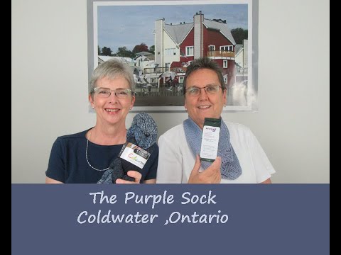 MC Knitting Adventures Podcast- Episode #91 - The Purple Sock, Coldwater, Ontario