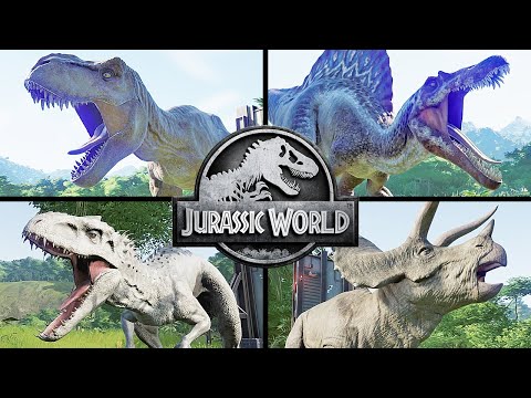 ALL 68 DINOSAURS - Jurassic World Evolution | Eftsei Gaming