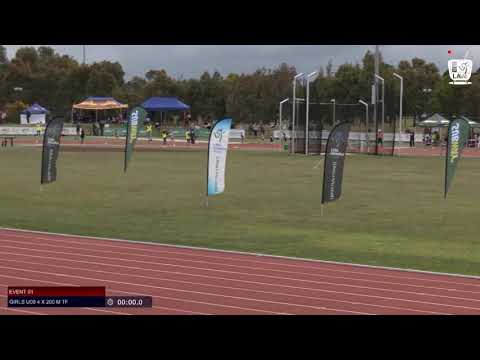 Girls U09 4 x 200m Timed Final 2 - 2019 SUBWAY State Relay Championships // LAVicTV