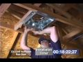 Overhead vent boot installation