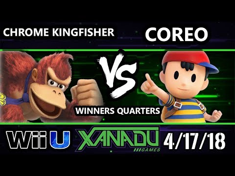 S@X 246 Smash 4 - Chrome Kingfisher (Donkey Kong) Vs. Coreo (Ness) - Wii U Winners Quarters