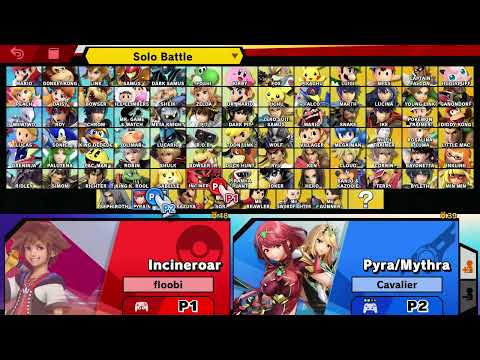 SA | Fidooblius (Pokemon Trainer, Ganondorf) vs Cavalier (Pyra & Mythra) - LR1 - LoL123 Singles