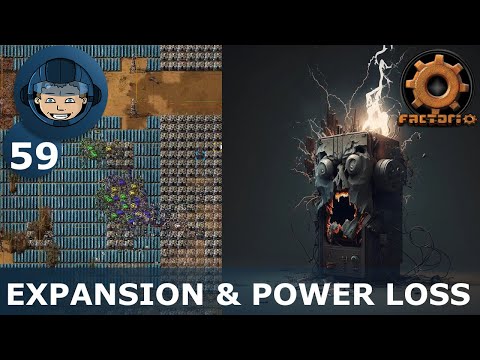BIG EXPANSION & POWER LOSS (2.1k SPM) - Step 59: Factorio Megabase (Step-By-Step)