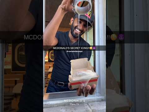 MCDONALDS SECRET SAUCE!!😩😳#shorts