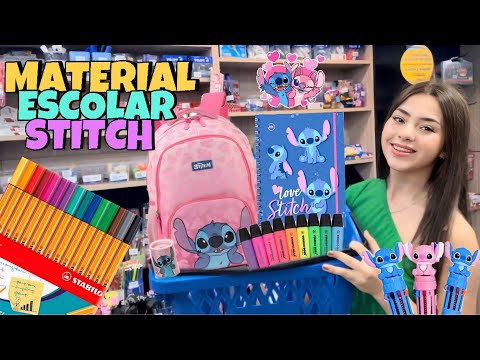 Comprando Material Escolar do STITCH -2025 LEITURA