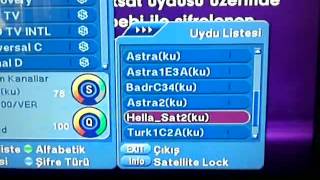 uydu ya kilit girme