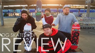 SKATEBOARDING REVIEW - OG SKATESHOP KOMPLETT SETUP SKATEBOARD | BEGINNER OGS 8 + OGS HARDWARE SET