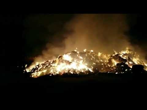 Incendiu violent la o ferma din Baba Ana