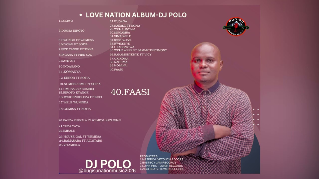 FAASI BY DJ POLO (OFFICIAL AUDIO) Latest Lumasaba Cultural Music 2026