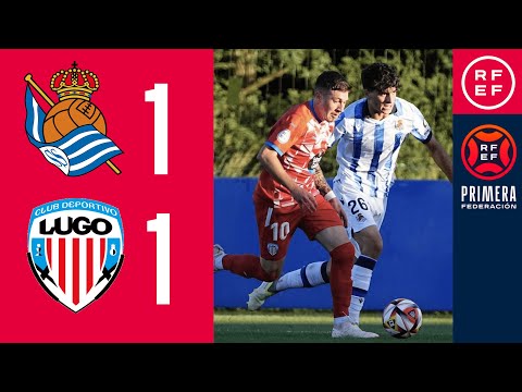 Resumen #PrimeraFederación | Real Sociedad de Fútbol B 1-1 CD Lugo | Jornada 5, Grupo 1