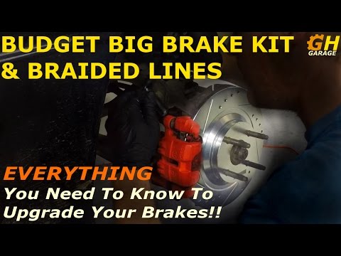 Budget Big Brake Kit Upgrade & SS Braided Lines! | Reborn Turbo Miata Build #16