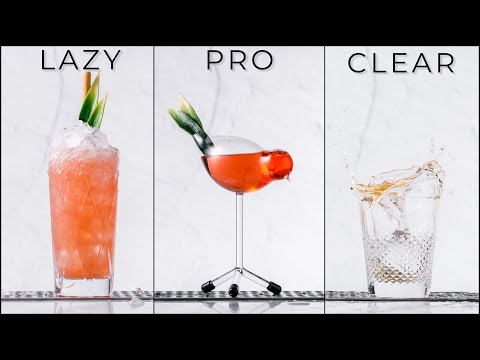 How to make a Jungle Bird Cocktail - Lazy, Pro, Clarified - how to clarify cocktails with milk