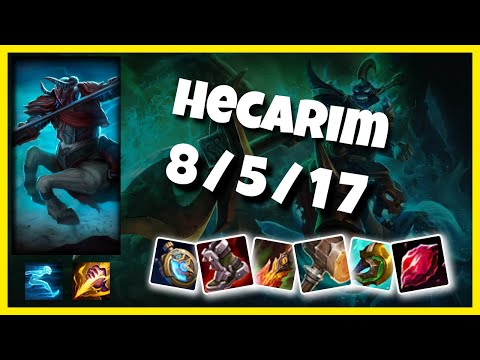 Hecarim Jungle S11 11.1 Challenger Replay (8/5/17) - BR