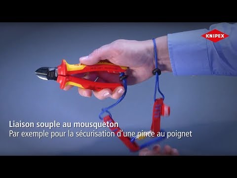 KNIPEX Tethered Tools: Système antichute pour outils à oeillet de fixation