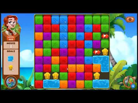 Lost Island Blast Adventure Level 468 - NO BOOSTERS 🏝️ | SKILLGAMING ✔️