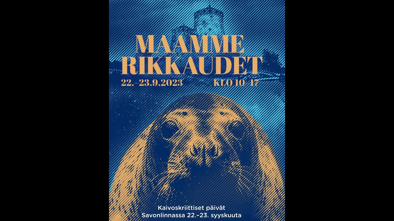 Maamme rikkaudet tapahtuma 23.09.2023 klo 10