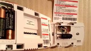Honeywell Thermostat Battery Replacement | How To Change Batteries