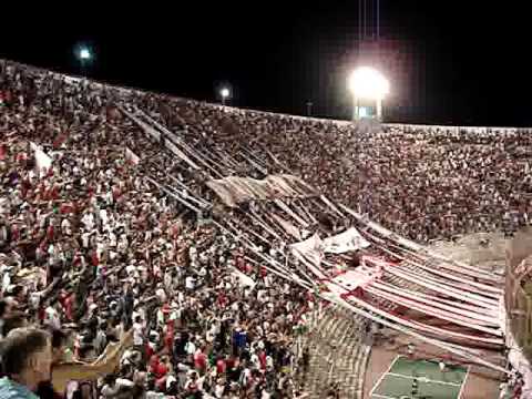 "Huracán vs. Atlético Nacional (Colombia) Copa Libertadores 2016" Barra: La Banda de la Quema &bull; Club: Huracán