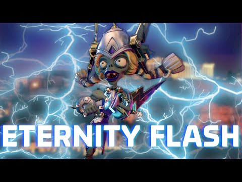 The Legendary Eternity Flash Skin from Rux in Plants vs. Zombies: Battle for Neighborville