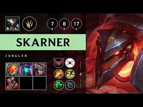 Skarner Jungle vs Jarvan IV - KR Grandmaster Patch 25.20