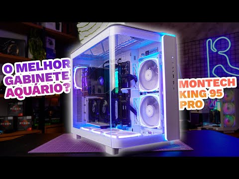 Montando um PC no GABINETE AQUÁRIO com o melhor CUSTO-BENEFÍCIO do BRASIL?! MONTECH KING 95 PRO