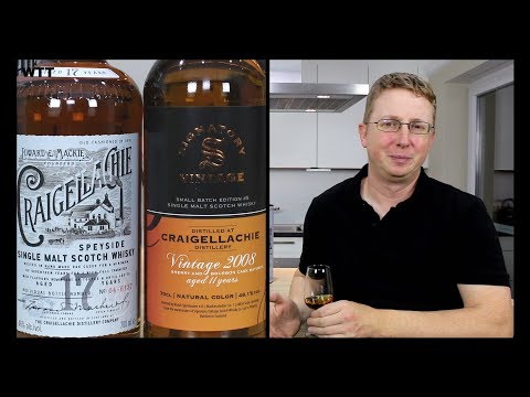 Craigellachie 17 Jahre 46 % Vol. vs. Signatory Craigellachie 11 Jahre 48,1 % Vol.
