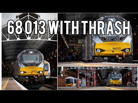 *Thrash!* Class 68 013 departing London Marylebone working London Marylebone to Kidderminster 3/7/21