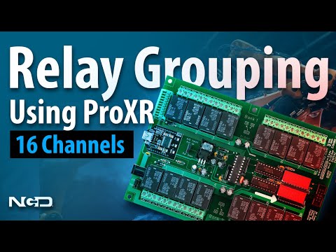 Relay Grouping Demonstrated with a 16-Channel USB Relay Controller (ProXR Part 6)