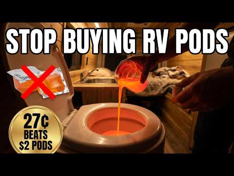 Genius RV Hack: $30 Toilet Pods vs The Homemade Orange Mix That Works Better