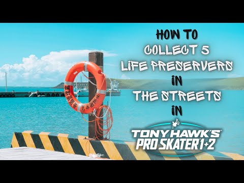 How to COLLECT 5 LIFE PRESERVERS in the Streets in THPS 1+2? | Video Tutorial