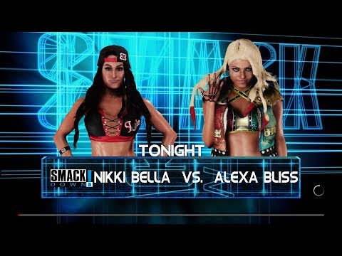 WWE 2K18 - Nikki Bella VS Alexa Bliss