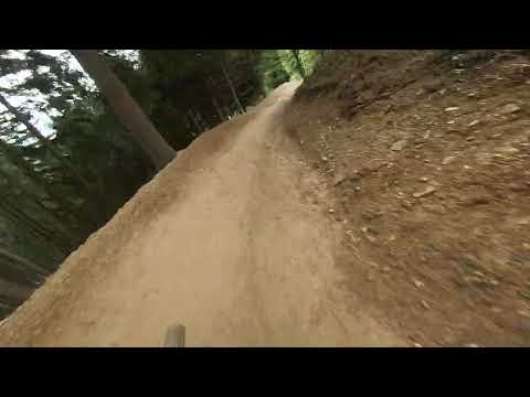 Uncut Speedrun Bikepark Greenhill - BC Podsol hardtail - green line 24-09-2022