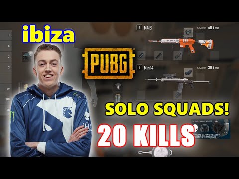 Team Liquid ibiza - 20 KILLS - SOLO SQUADS! - M416 + Mini14 - Archive Games - PUBG