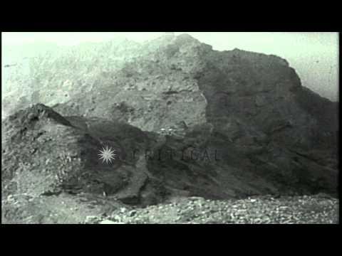 Following a local Arab war, British Royal Marine Commandos seal off the township ...HD Stock Footage