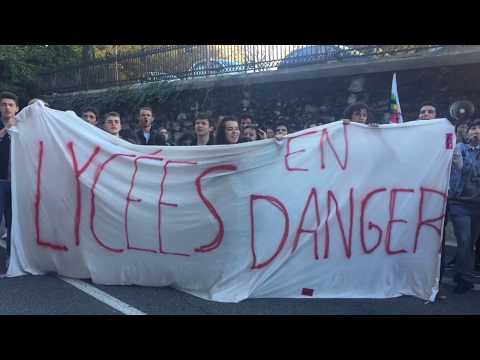 Mobilisation contre les suppressions de postes dans l'Educ Nat - Chambéry 12 novembre 2018