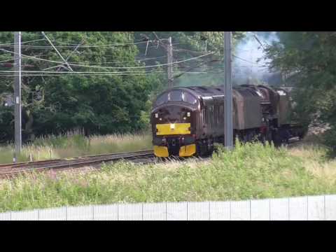 37516/47760/45699 Galatea 5z43 Southall - Carnforth Steamtown, 14th July 2016