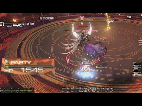 Blue Mage Solo - Tsukuyomi / Castrum Fluminis (40% Echo, lvl sync) | FFXIV