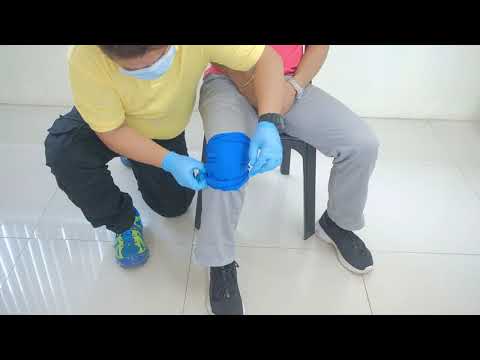 Knee Injury open wound