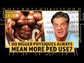 Dr. Testosterone Answers: Do Bigger Physiques Always Mean More PED Use?