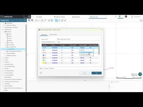 Creating A New Numeric Composite Table In Leapfrog Geo Software Microlearning