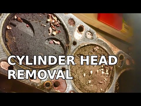 Datsun 240Z L24 Engine Rebuild Ep. 4 - Removing the cylinder head