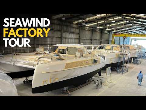 HOW IT'S MADE ⛵Seawind Catamaran Factory ☝️1270 Tech Tour