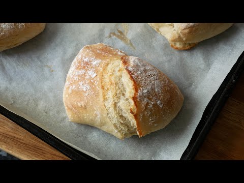Über Nacht Brötchen Ohne Kneten (Rezept) || "Overnight" Bread Rolls (No Kneading) || [ENG SUBS]