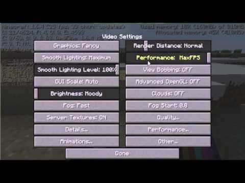 Minecraft 1.6.4 Optifine Test