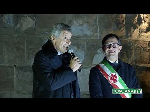 2019-03-26 FIRENZE - GIOCO DI LUCI PER FESTEGGIARE IL BIANCONE RESTAURATO