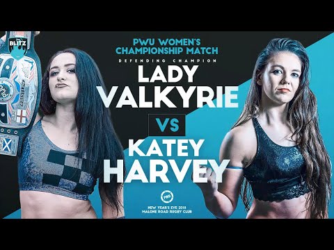 Lady Valkyrie (Lyra Valkyria) vs Katey Harvey - Pro Wrestling Ulster - 31st December 2018