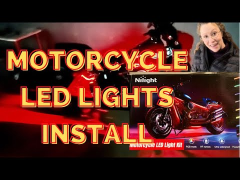 Nilight Motorcycle LED Light Kit: Install & Review