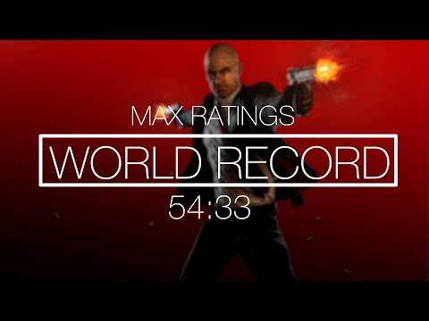 *WORLD RECORD* Hitman: Absolution in 54:33 - Max Ratings | Speedrun